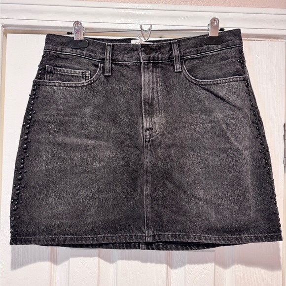 FRAME Demin Skirt with Details - Gray Wash - size 31 - Picture 1 of 9